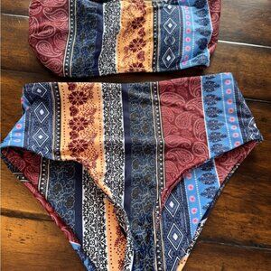 Shein Floral Bikini Set- Size M